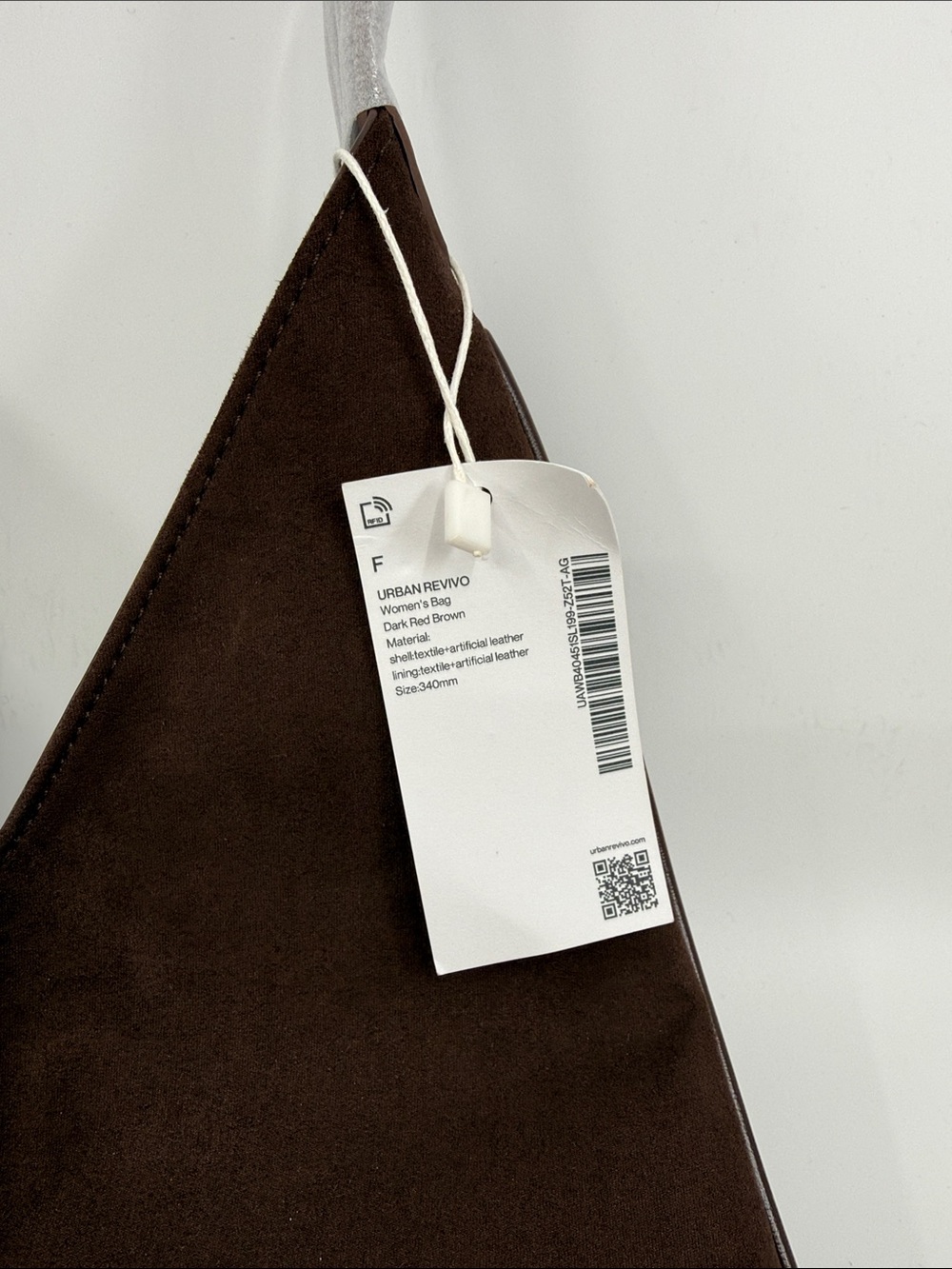 Classic Dark Brown Shoulder Bag with Gold Accent - brand new - Picture 6 of 6